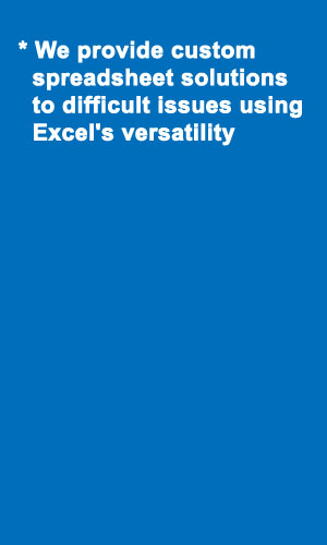 Side Banner 3 Custom Expert Excel Solutions / Expert Excel Solutions Consultant / Help with MS Excel